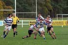 Tynedale's Matty Outson attempts to break through the Rosslyn Park defence at Tynedale Park, Corbridge, Northumberland. Photo: David T. Hewitson/Sports for All Pics